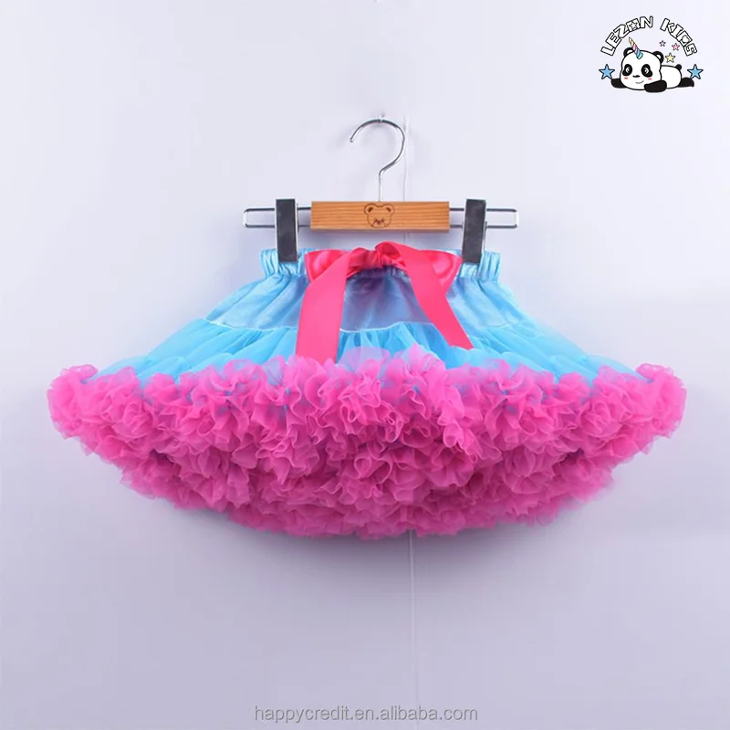 LEZONKIDS - Roupas de dança personalizadas de alta qualidade e confortáveis para meninas, saia tutu fofa, saia de ballet com laço, saia tutu de ballet